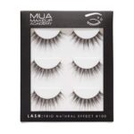 MUA LASH TRIO NATURAL EFFECT #100