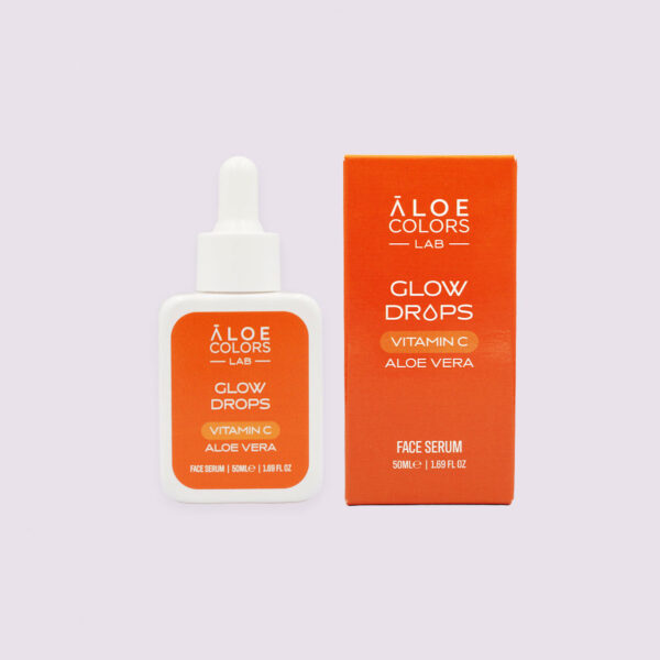 ALOE COLORS FACE SERUM GLOW DROPS VITAMIN C 50ml