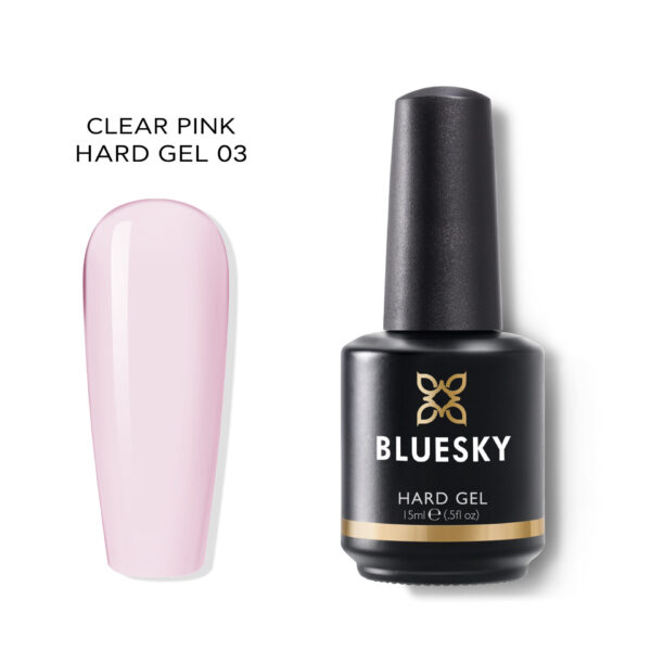 BLUESKY HARD GEL SOFT CLEAR PINK 15ml
